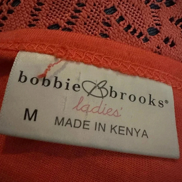 Bobbie Brooks orange blazer/cardigan size M - Picture 6 of 7